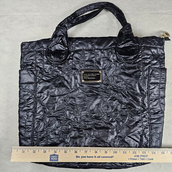 Marc Jacobs Black Nylon Quilted Nylon Reversible Tote Bag - Picture 5 of 6